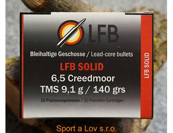 Náboje LFB 6,5Creedmoor 9,1g SM-TMS 10ks/bal