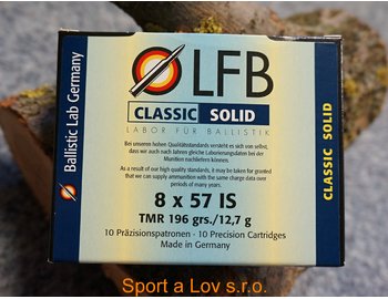 Náboje LFB 8 x 57IS Classic solid 12,7g/196gr. 10ks/bal