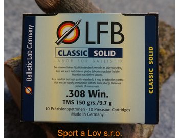 Náboje LFB 308Win. Classic solid 9,7g/150gr. 10ks/bal