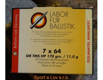 Náboje LFB 7 x 64 Solid 11g/170gr. 10ks/bal