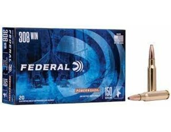 Náboje Federal Power Shok, .308 Win, 150gr, Soft Point 20ks/bal