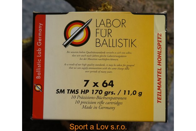 Náboje LFB 7 x 64 Solid 11g/170gr. 10ks/bal