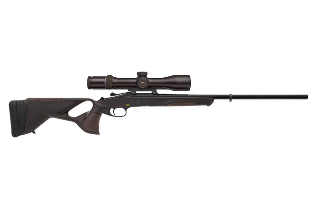 Pažba Blaser K95 Ultimate, kůže + závěr